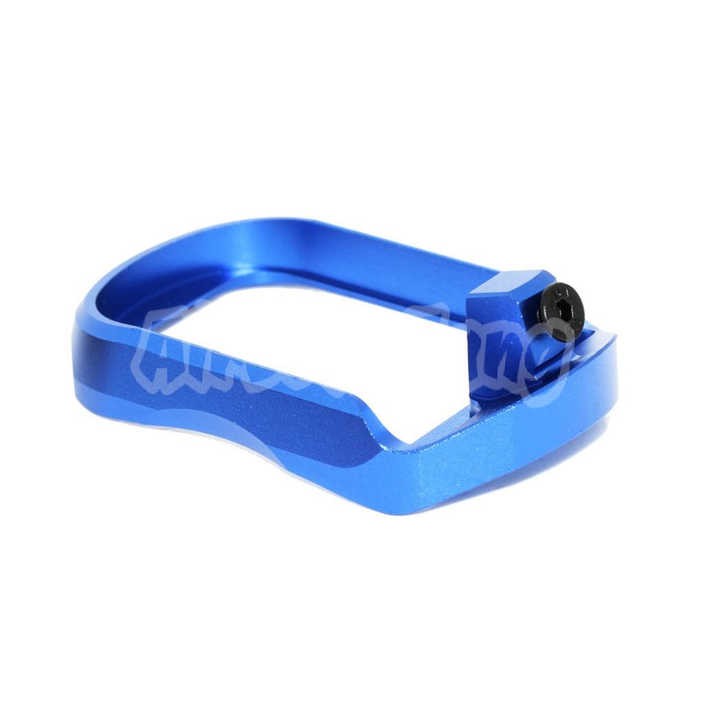 Airsoft 5KU CNC Aluminum Magwell Type-2 for Action Army AAP-01 GBB Pistol Blue