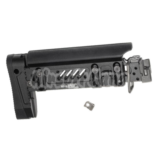 Airsoft 5KU PT-1 AK Side Folding Stock For E&L AK Series Rifle Black