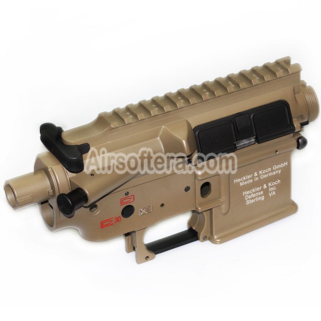 Airsoft E&C 416 Lower Metal Body Receiver B für E&C Tokyo Marui M4 M16 Series AEG Rifles Dark Earth