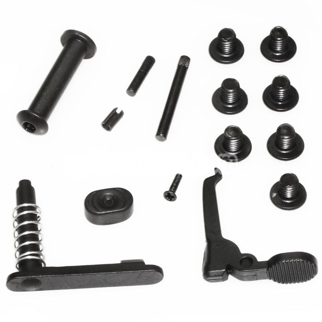 エアガン E&C Devgru N4 AEG 下部メタルレシーバー M-Lok レールハンドガードシステムセット E&C 東京マルイ M4 M16 シリーズ AEG ライフル用 ブラック