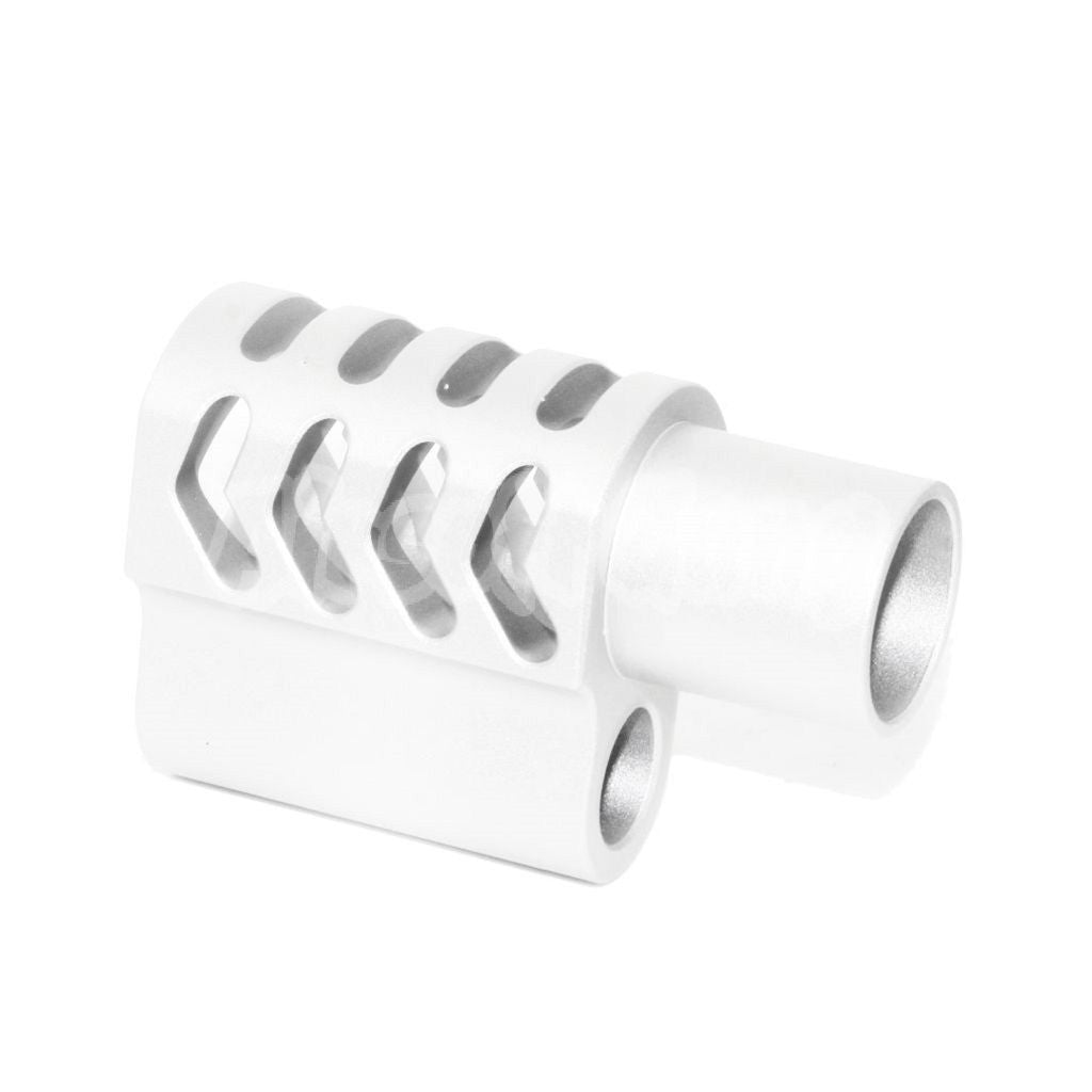 Airsoft 5KU Front Kit Compensator Type 5 for Tokyo Marui 1911 GBB Pistol Silver