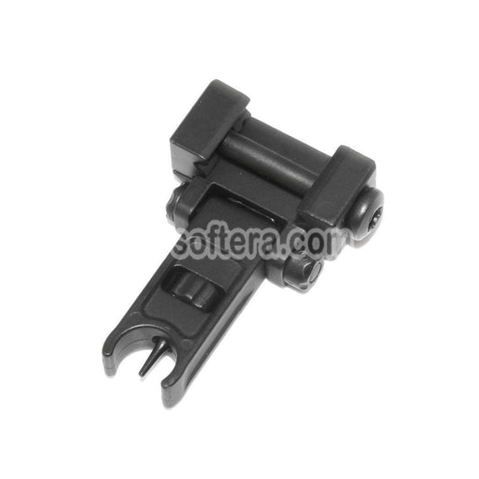 Airsoft ST Style Flip Up Folding Front Sight For 20mm Picatinny Rail Rifles