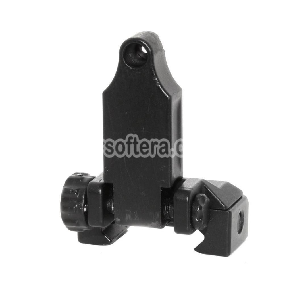 Airsoft ST Style Flip Up Folding Rear Sight For 20mm Picatinny Rail Rifles