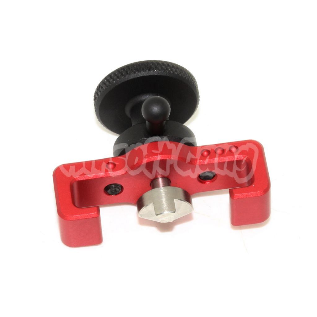 Airsoft 5KU Aluminium Selector Switch Charging Handle (Type-2) For ACTION ARMY AAP01 Series GBB Pistols Red