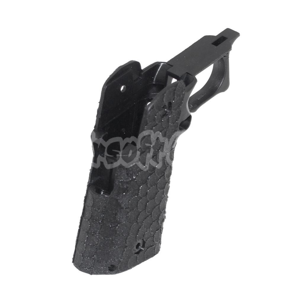Airsoft Fish Scale Stippled Pistol Grip For Army R607 DVC Carry EMG AW WE Tokyo Marui Hi-Capa GBB Pistol Black