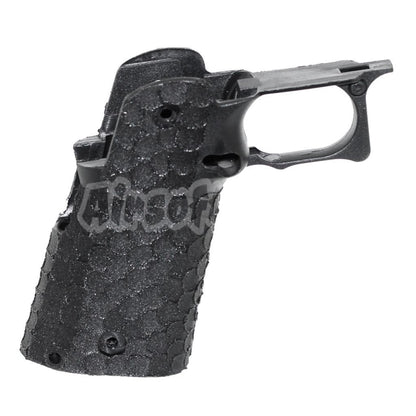 Airsoft Fish Scale Stippled Pistol Grip For Army R607 DVC Carry EMG AW WE Tokyo Marui Hi-Capa GBB Pistol Black