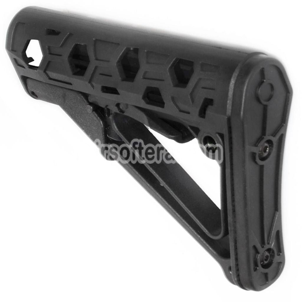 Airsoft Bell 183mm Polymer Stock For M4 Series GBB Rifles Black