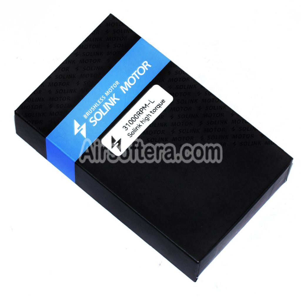 Airsoft SOLINK Super High Torque Motor (Long Axle) 11.1V 31000RPM For M4 M16 MP5 G3 P90 AEG Rifles