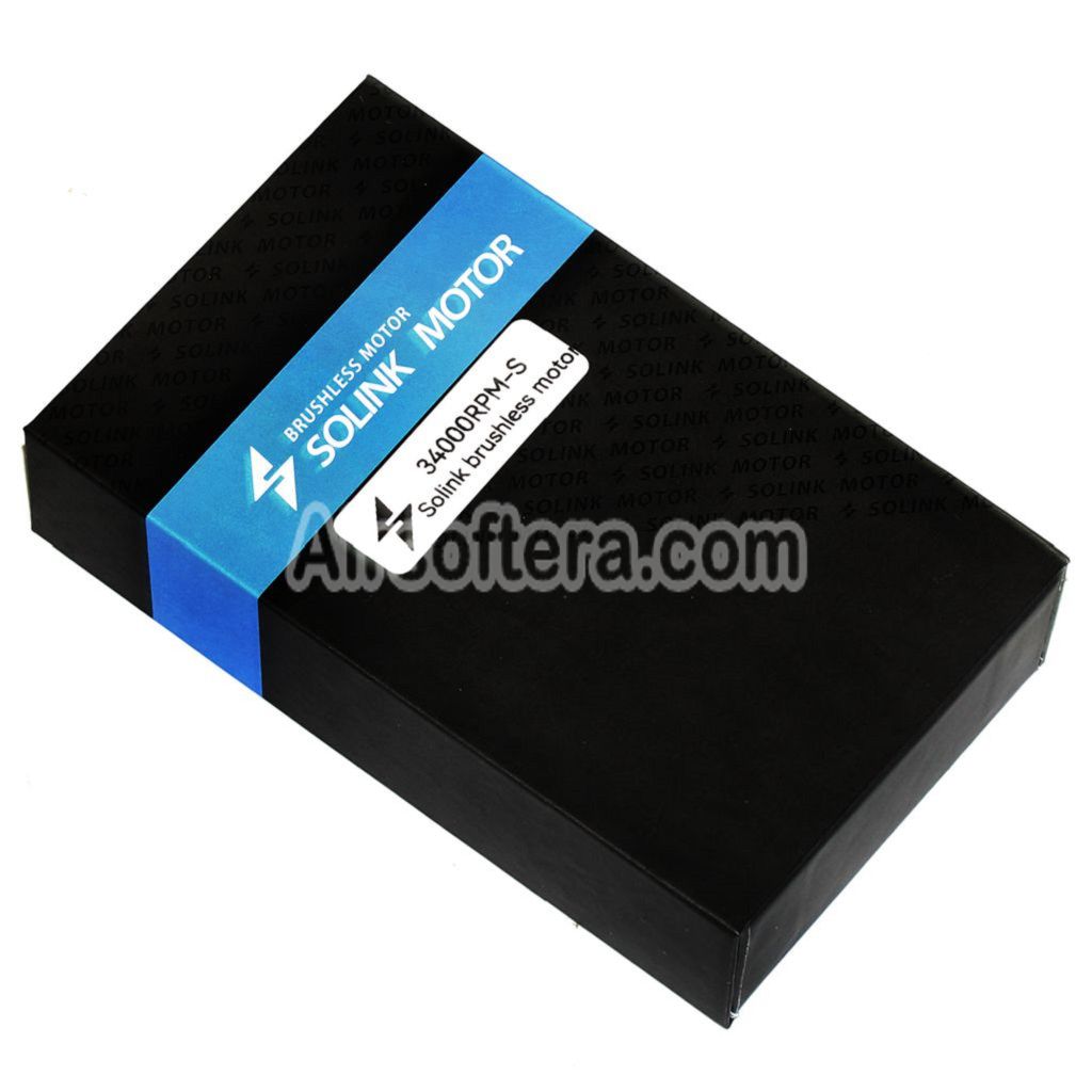 Airsoft SOLINK SX-1 Advanced Brushless Super High Speed Motor (Short Axle) 11.1V 34000RPM For AUG G36 AK AEG Rifles