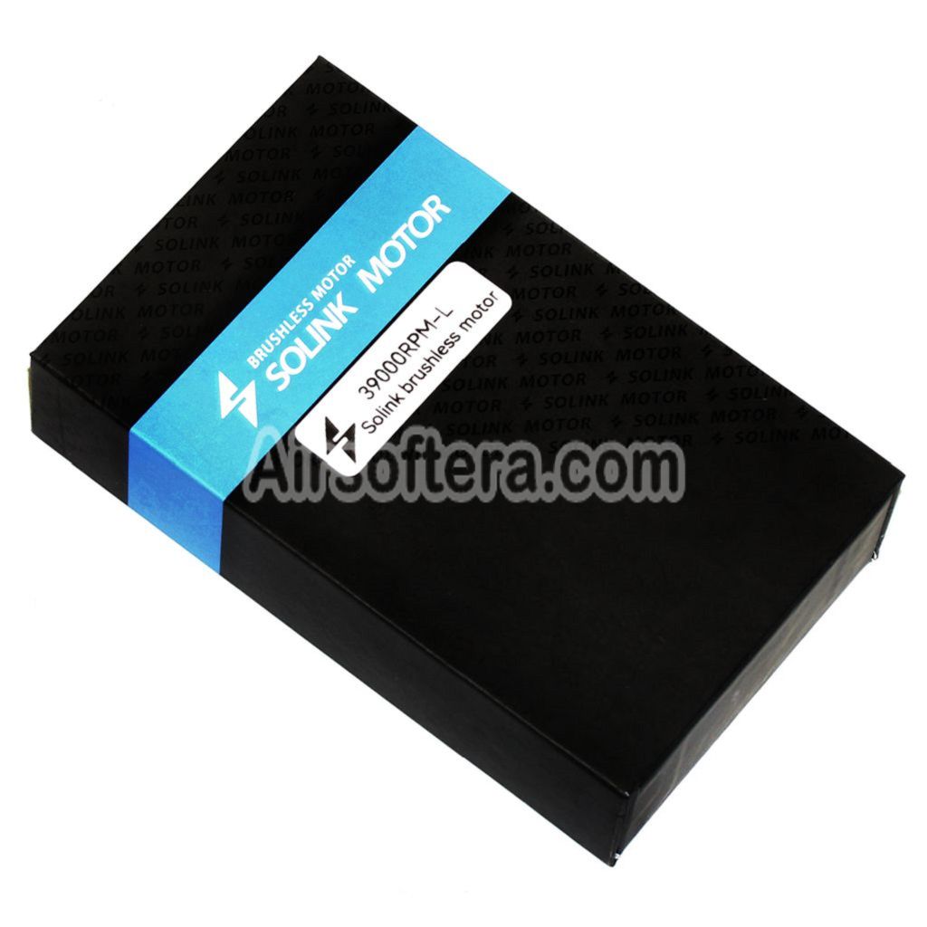 Airsoft SOLINK SX-1 Advanced Brushless Super High Speed Motor (Long Axle) 11.1V 39000RPM For M4 M16 MP5 G3 P90 AEG Rifles