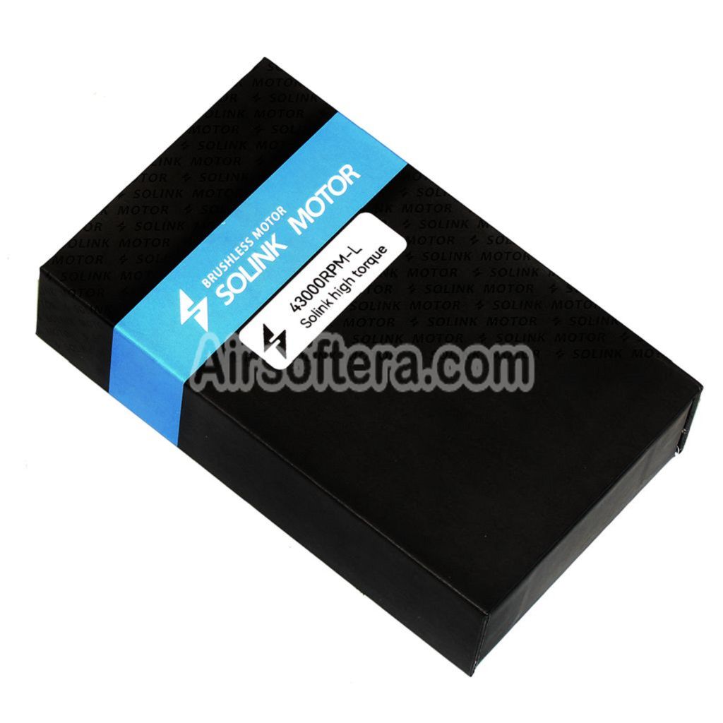 Airsoft SOLINK Super High Speed Motor (Long Axle) 11.1V 43000RPM For M4 M16 MP5 G3 P90 AEG Rifles