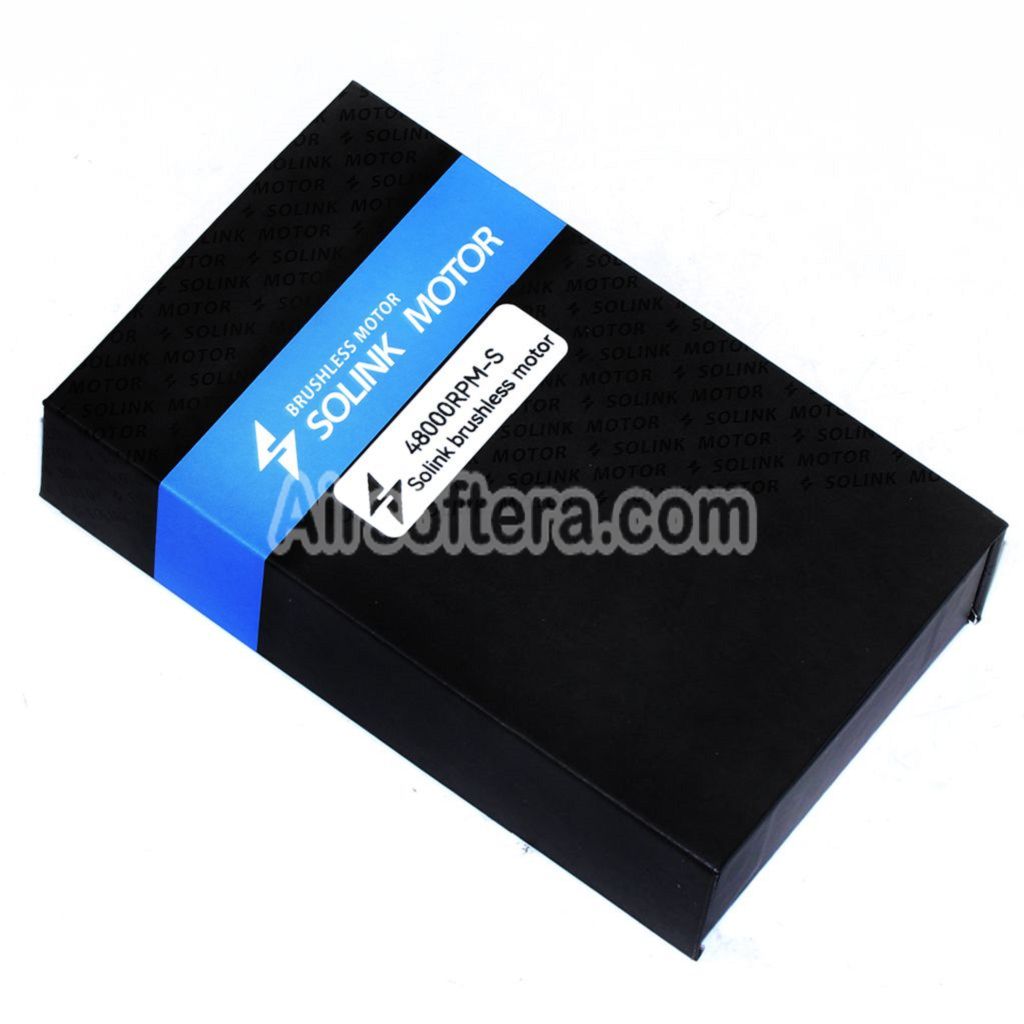 Airsoft SOLINK SX-1 Advanced Brushless Super High Speed Motor (Short Axle) 11.1V 48000RPM For AUG G36 AK AEG Rifles