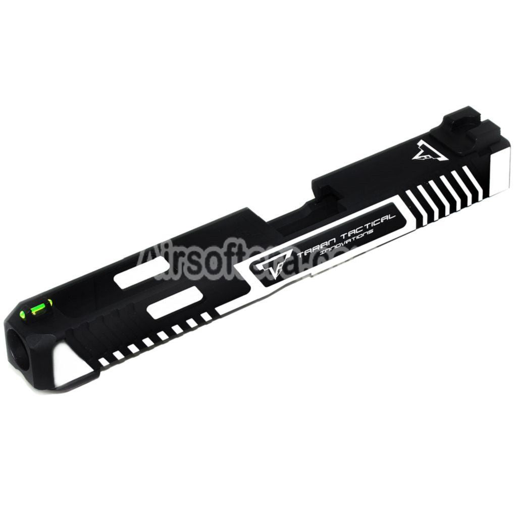 Airsoft APS EMG TTI CNC Combat Master Barrel Slide Set For Elite Force VFC G17 Gen5 GBB Pistols Black/Silver