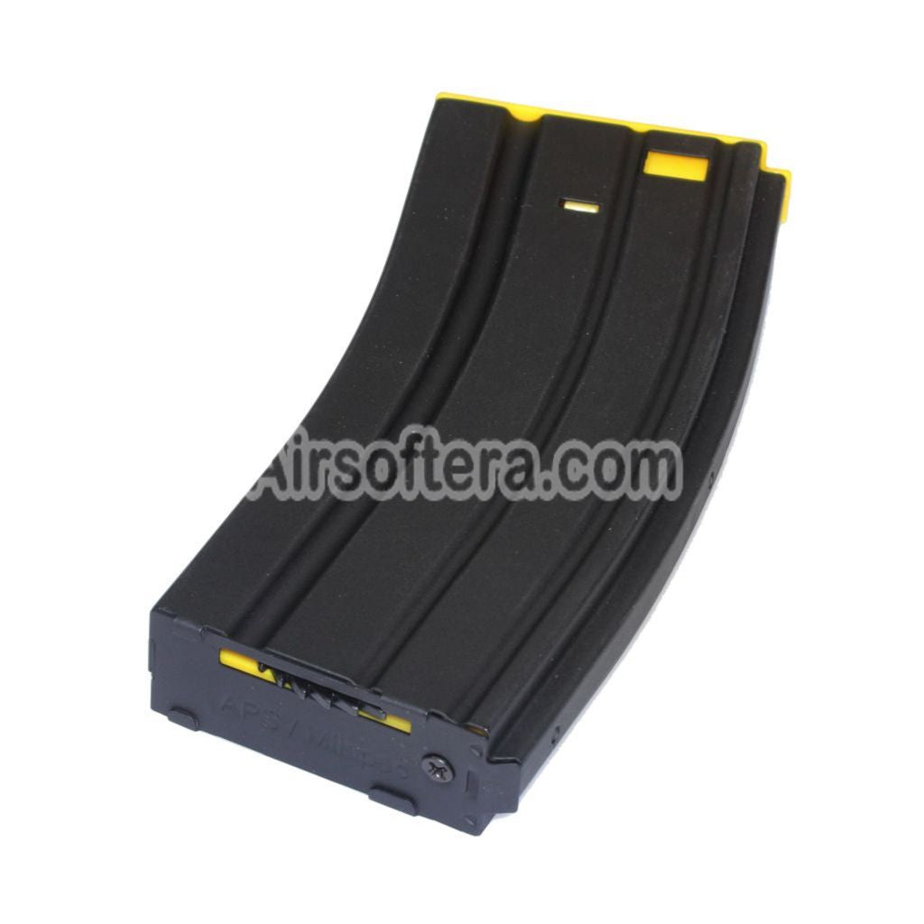 Airsoft APS 300rd Hi-Cap Magazine for APS Matrix G&P CYMA E&C D-Boys Tokyo Marui M4 M16 Series AEG Rifles Black/Yellow