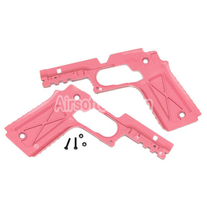 Airsoft Plastic Protective Frame Conversion Kit For Tokyo Marui 1911 Series GBB Pistols Pink
