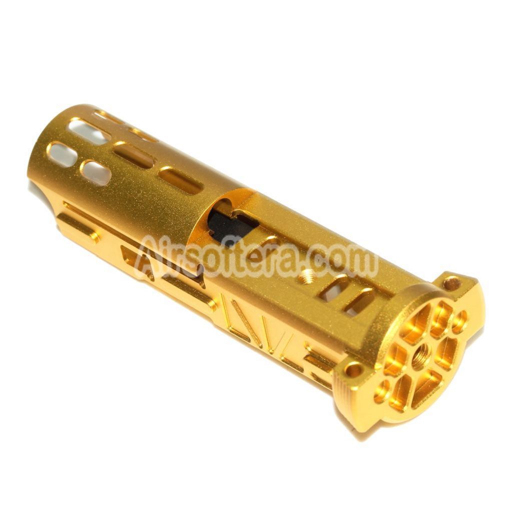 Airsoft 5KU CNC Aluminium Light Weight Bolt Carrier Blowback Unit Type-B For ACTION ARMY AAP01 GBB Pistols Gold