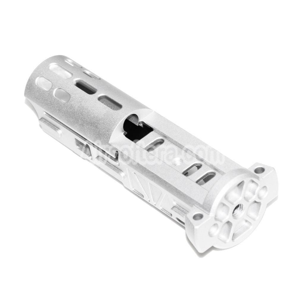 エアガン 5KU CNC アルミ軽量ボルトキャリアブローバックユニットタイプ B アクションアーミー AAP01 GBB ピストル用 シルバー