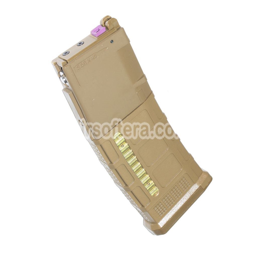 Airsoft SP System T8 P30 35rds Gas Magazine For Tokyo Marui M4 Series MWS GBB Rifles FDE