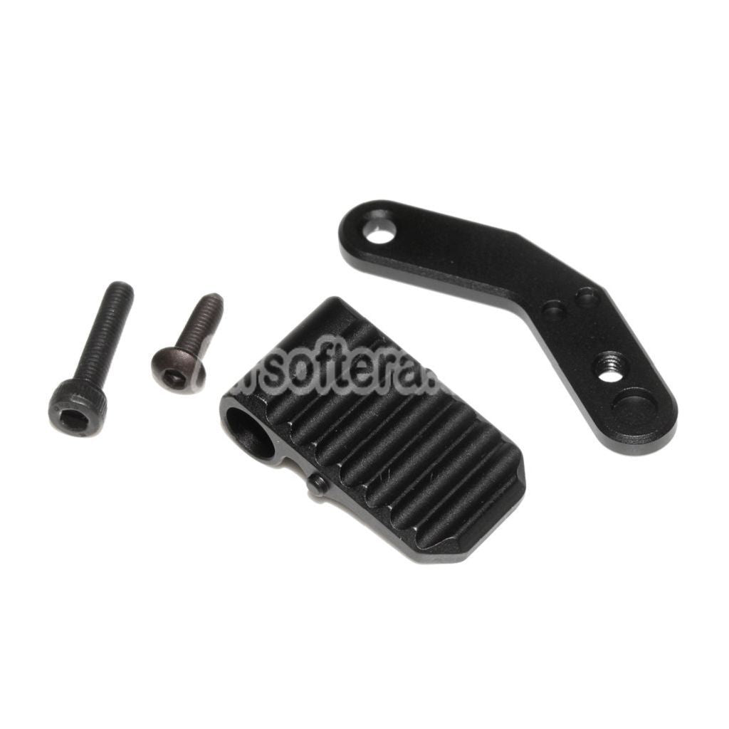 エアガン 5KU CNC アルミニウムサムレスト (左または右) アクションアーミー AAP-01 GBB ピストル用 ブラック