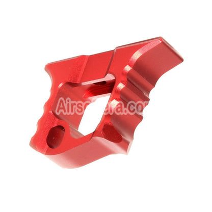 Airsoft 5KU HALO Style Handstop For KeyMod M-LOK Rail System Red