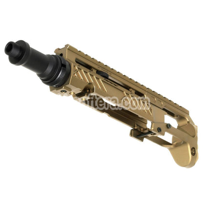 Airsoft 5KU Carbine Rifle Conversion Kit Type-A with M1913 Rail Stock Adaptor For Action Army AAP-01 Series GBB Pistols FDE