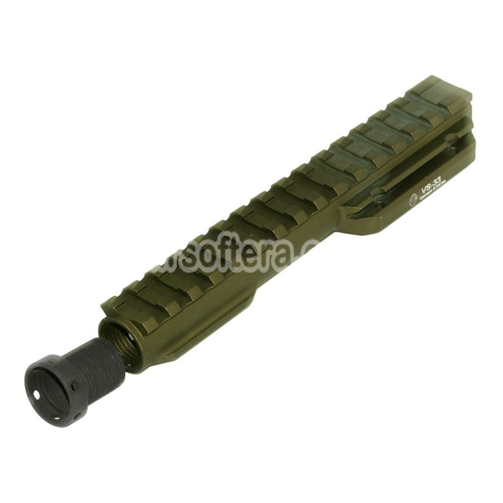 Airsoft 5KU 20mm Picatinny Top Rail VS-33 Gas Tube For LCT GHK CYMA D-Boys Tokyo Marui AK Series AEG GBB Rifles FDE