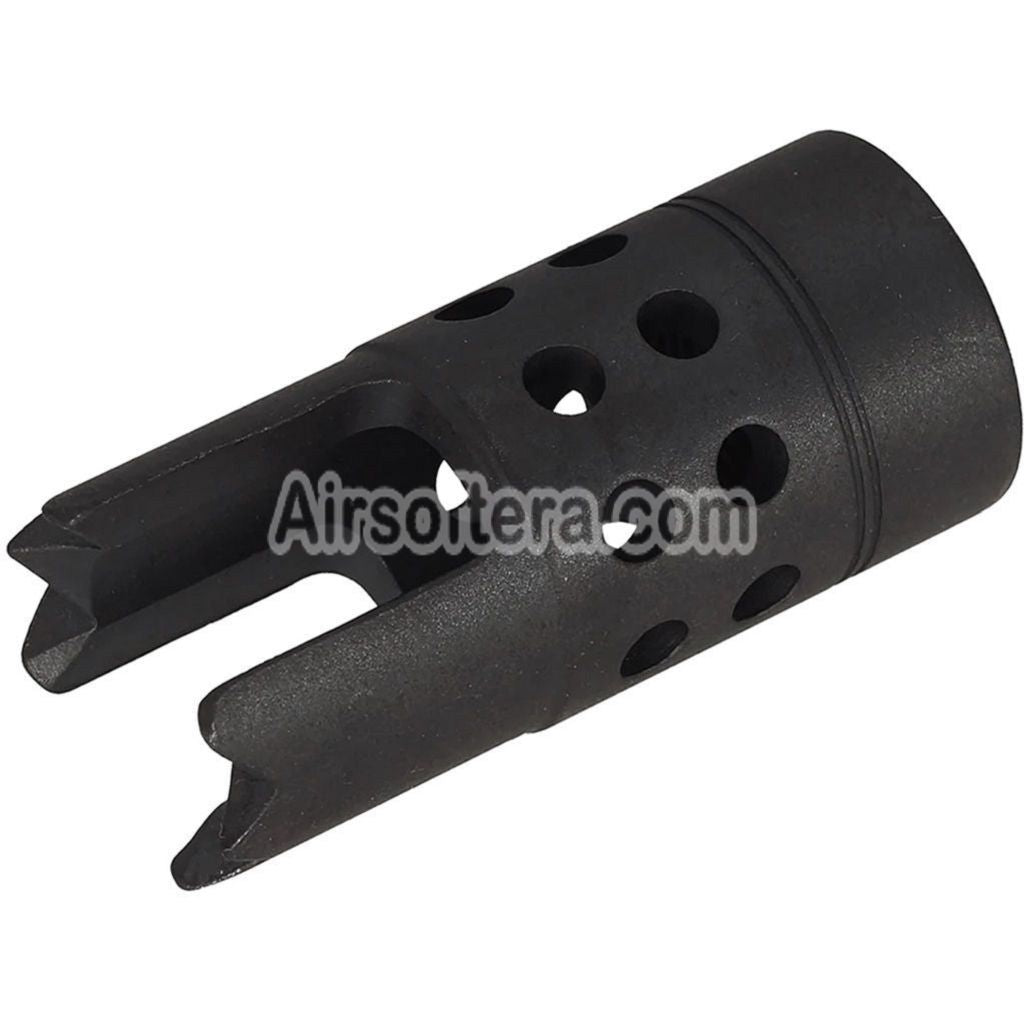 G&P M4 Rebar Cutter Steel Flash Hider +14mm CW Clockwise Threading Black