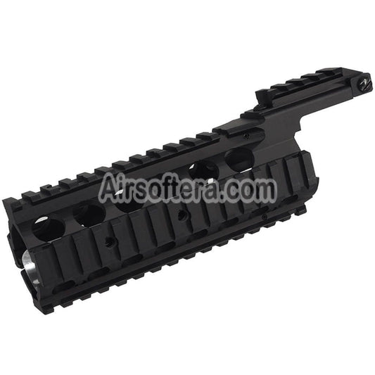 AirsoftEra 210mm Aluminum KAC Style RAS II Handguard Rail System For M4 M16 Series AEG Rifles Black