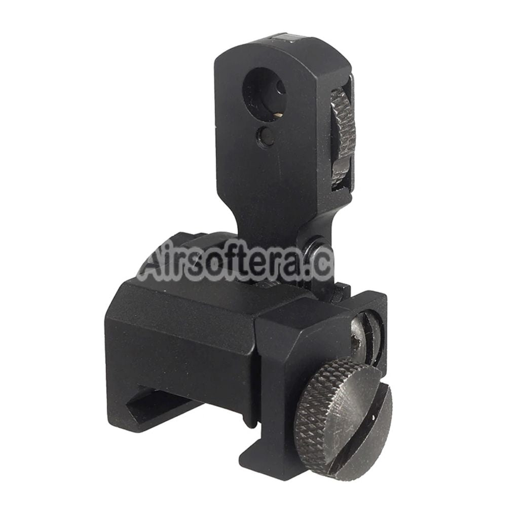 Airsoft 5KU MAD BUIS Flip Up Rear Sight For M4 M16 Series AEG Rifles ...