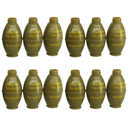 APS HAKKOTSU 12pcs Thunder B Co2 Sound Grenade Replacement Lemon Shape Shell Bottle