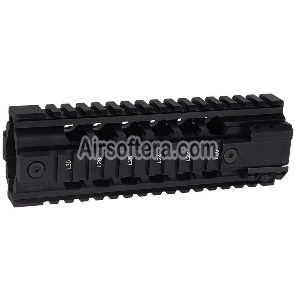 PTS Ergo Z Free Float Handguard Rail System For M4 M16 Series AEG Rifles Airsoft Black