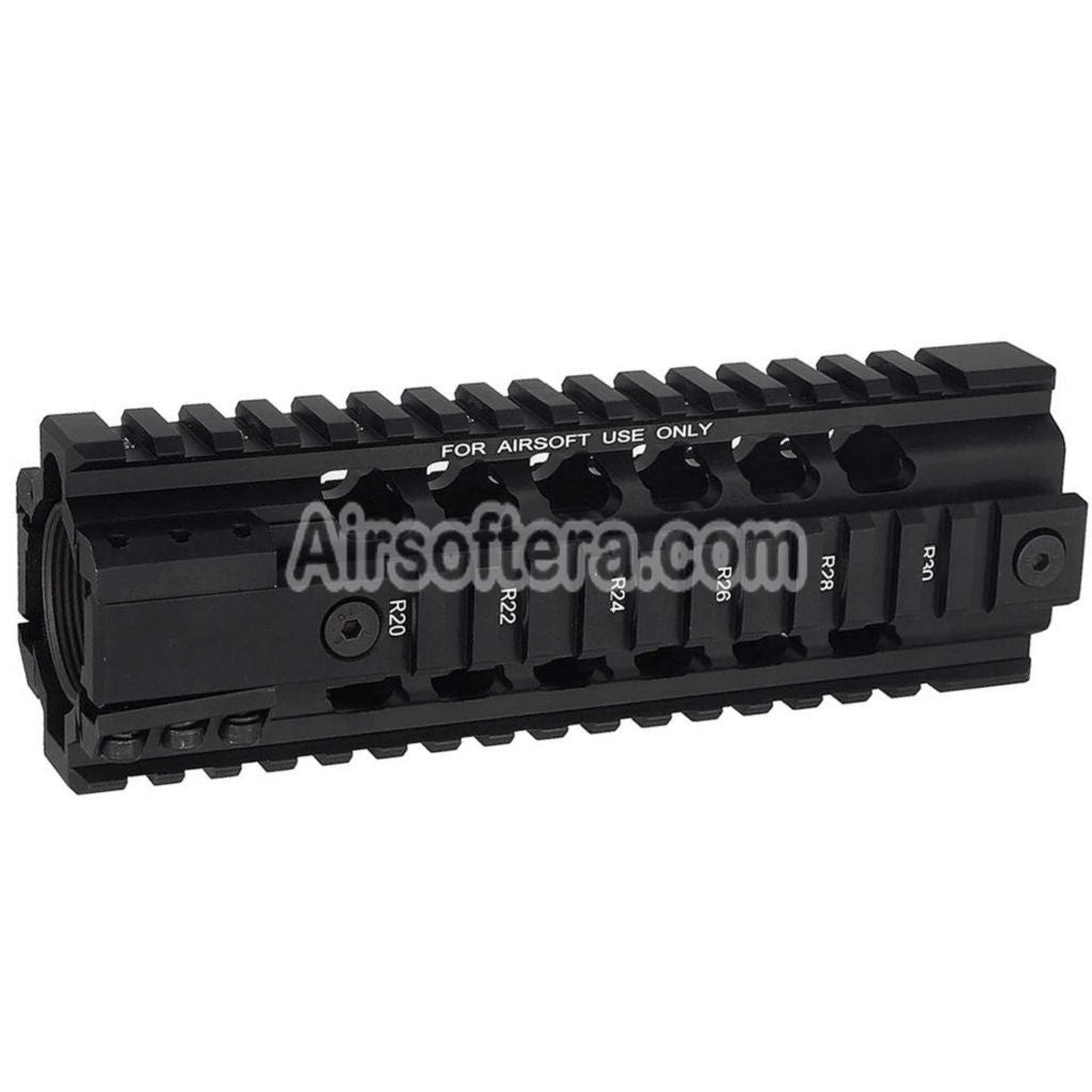 PTS Ergo Z Free Float Handguard Rail System For M4 M16 Series AEG Rifles Airsoft Black