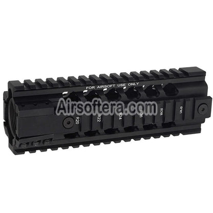 PTS Ergo Z Free Float Handguard Rail System For M4 M16 Series AEG Rifles Airsoft Black