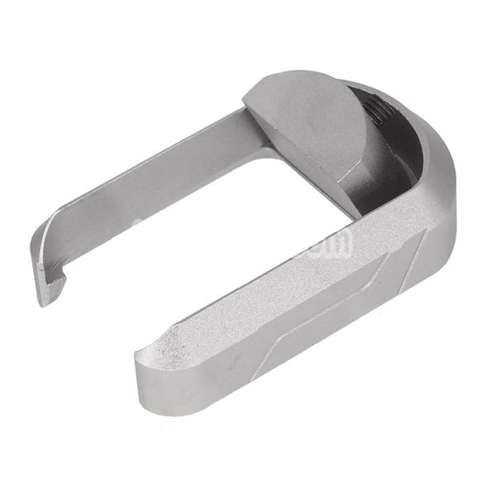 5KU CNC Aluminum Magwell For Tokyo Marui G17 G18C GBB Pistol Airsoft Silver