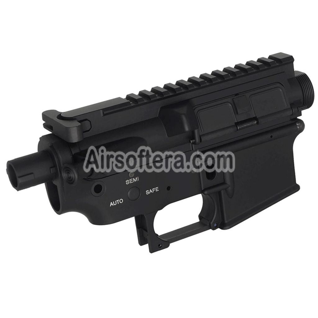 E&C Marine M4A1 Metal Body Receiver Set (Engraved Logo) For E&C Tokyo Marui M4 M16 Series AEG Rifles Airsoft Black