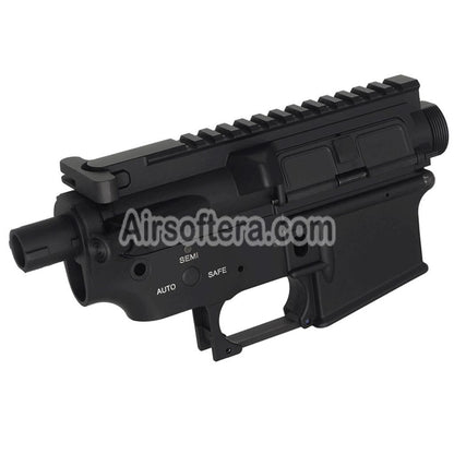 E&C Marine M4A1 Metal Body Receiver Set (Engraved Logo) For E&C Tokyo Marui M4 M16 Series AEG Rifles Airsoft Black
