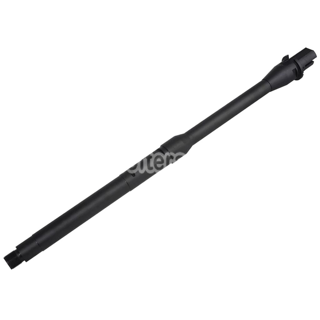 5KU 14.5 Aluminium Outer Barrel -14mm CCW Counter-Clockwise Thread Suitable For M4 M16 Series AEG Rifles Airsoft Black