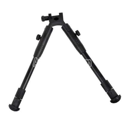 AirsoftEra Adjustable 8-10 Inches Bipod for 20mm Rail RIS Rifles Black