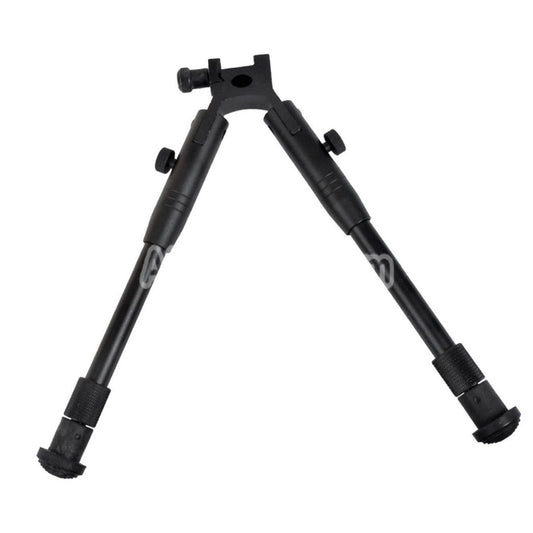 AirsoftEra Adjustable 8-10 Inches Bipod for 20mm Rail RIS Rifles Black