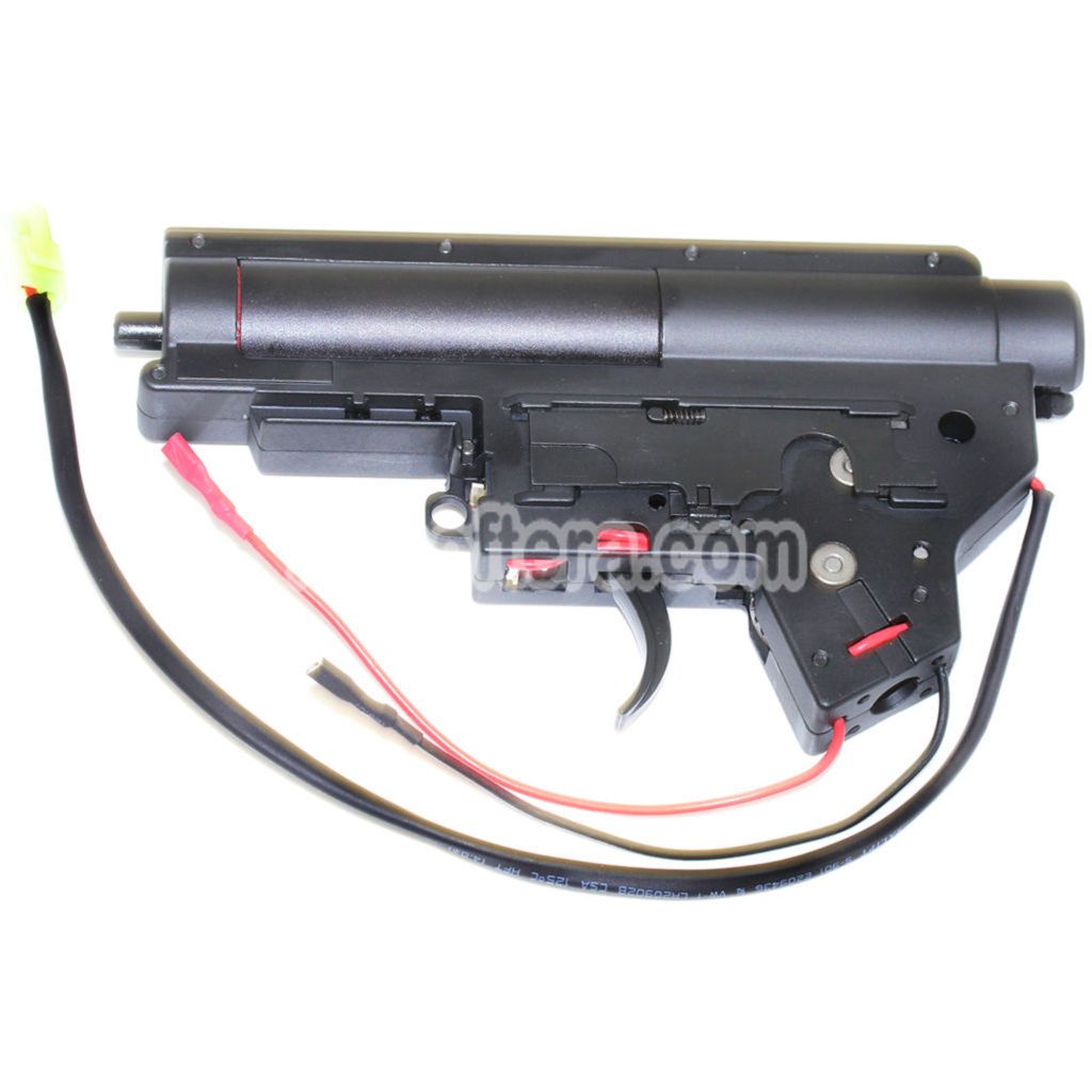 ARMY FORCE 8mm Bearing Quick Change QD V2 Complete Gearbox Version 2 Suitable For Tokyo Marui A&K M4 M16 Series AEG Rifles Airsoft Rear Wired