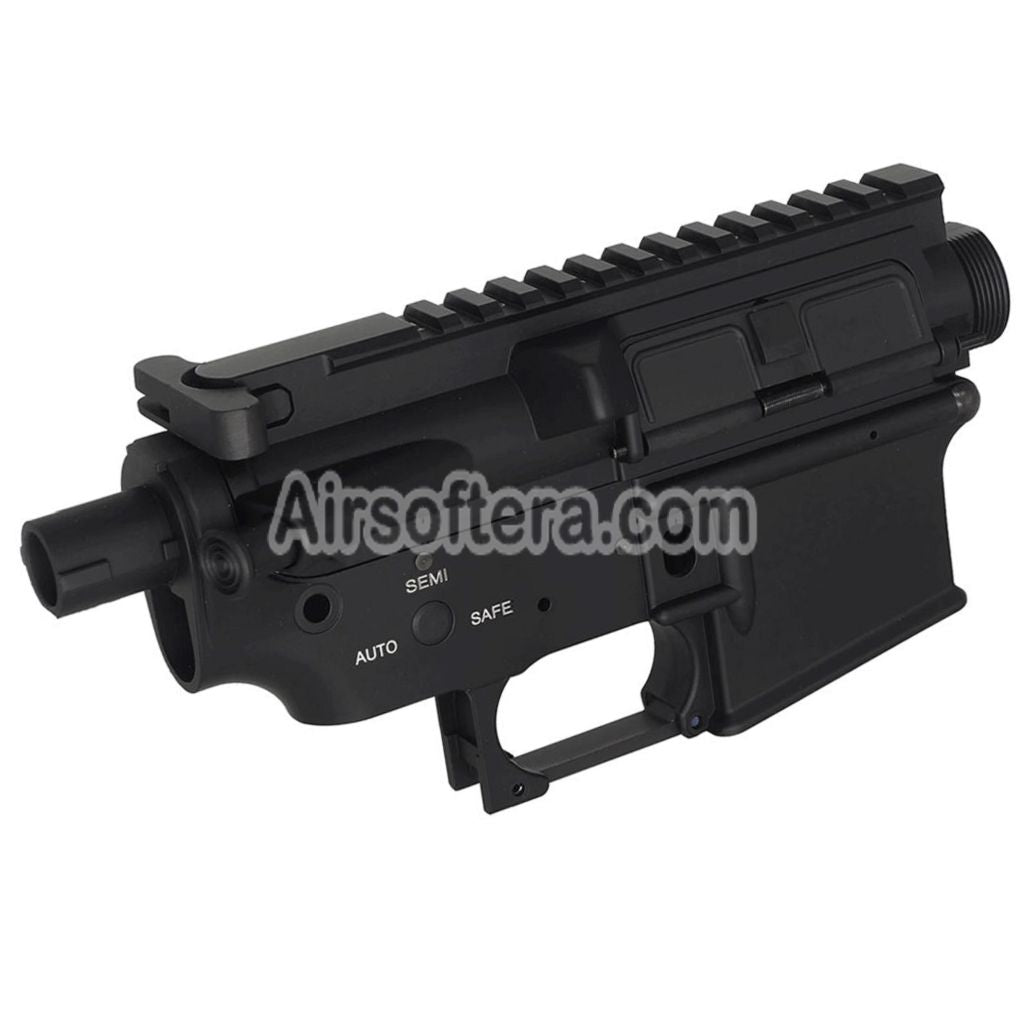 E&C Marine M4A1 Metal Body Receiver Set (Laser Logo) For E&C Tokyo Marui M4 M16 Series AEG Rifles Airsoft Black