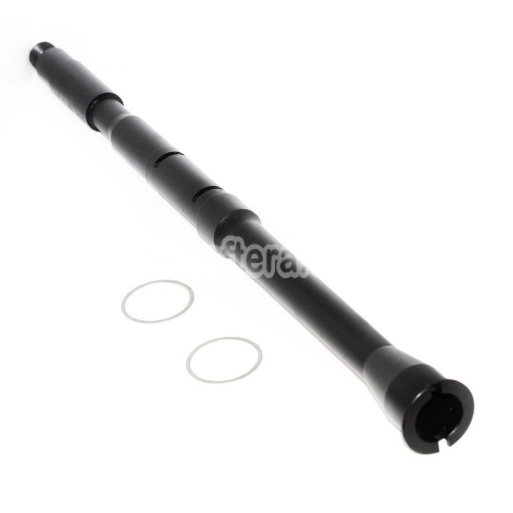 Airsoft 5KU 14.5" Inches One Piece Outer Barrel -14mm CCW Thread For WA M4 Series GBB Rifles Black