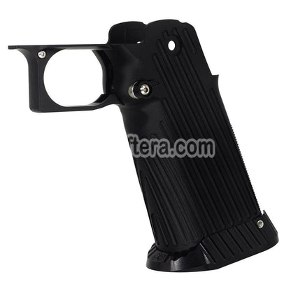 5KU CNC Aluminum Grip Type-2 For Tokyo Marui Hi-Capa 5.1 4.3 Series GBB Pistols Airsoft Black