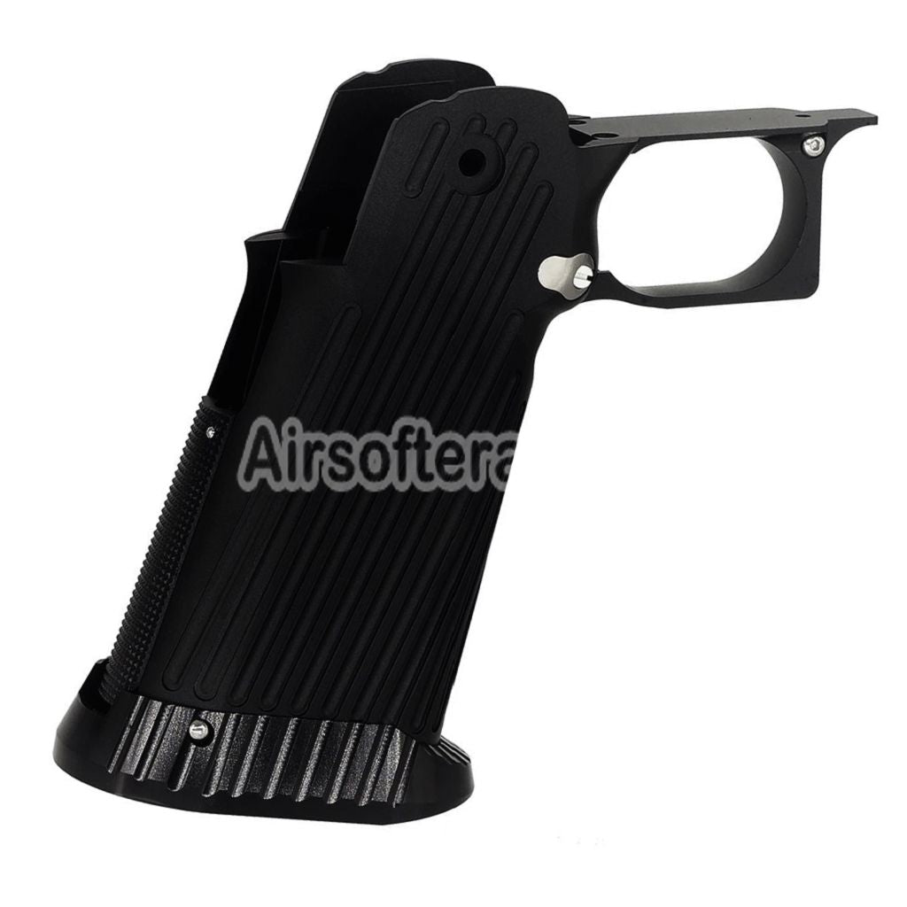 5KU CNC Aluminum Grip Type-2 For Tokyo Marui Hi-Capa 5.1 4.3 Series GBB Pistols Airsoft Black