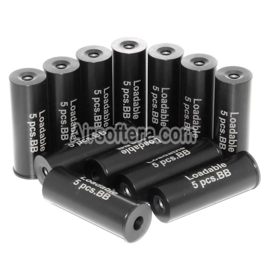 Aps Shell Airsoft APS 12pcs 5rd Cartridge Shotshell For APS Striker 12 MK2 Shotg ...