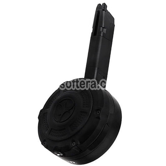 Airsoft Action Army 350rd Quick Reload Gas Drum Magazine For AAP-01 EMG SAI BLU E&C APS ARMY BELL UMAREX Elite Force VFC AW WE Tokyo Marui G17 G18C G-Series GBB Pistols