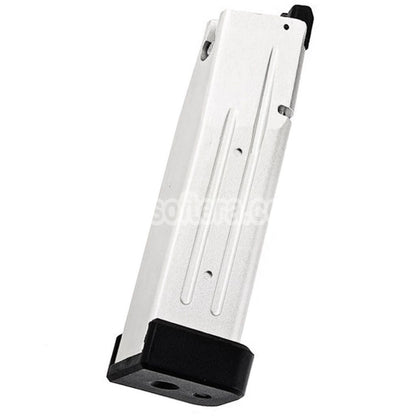 Airsoft Alpha Parts 31rd CNC Alum Gas Magazine for EMG 2K Alpha SAI STI TTI ARMY KJ KP-05 Zeon BELL AW WE E&C Tokyo Marui Hi-Capa GBB Pistol Silver