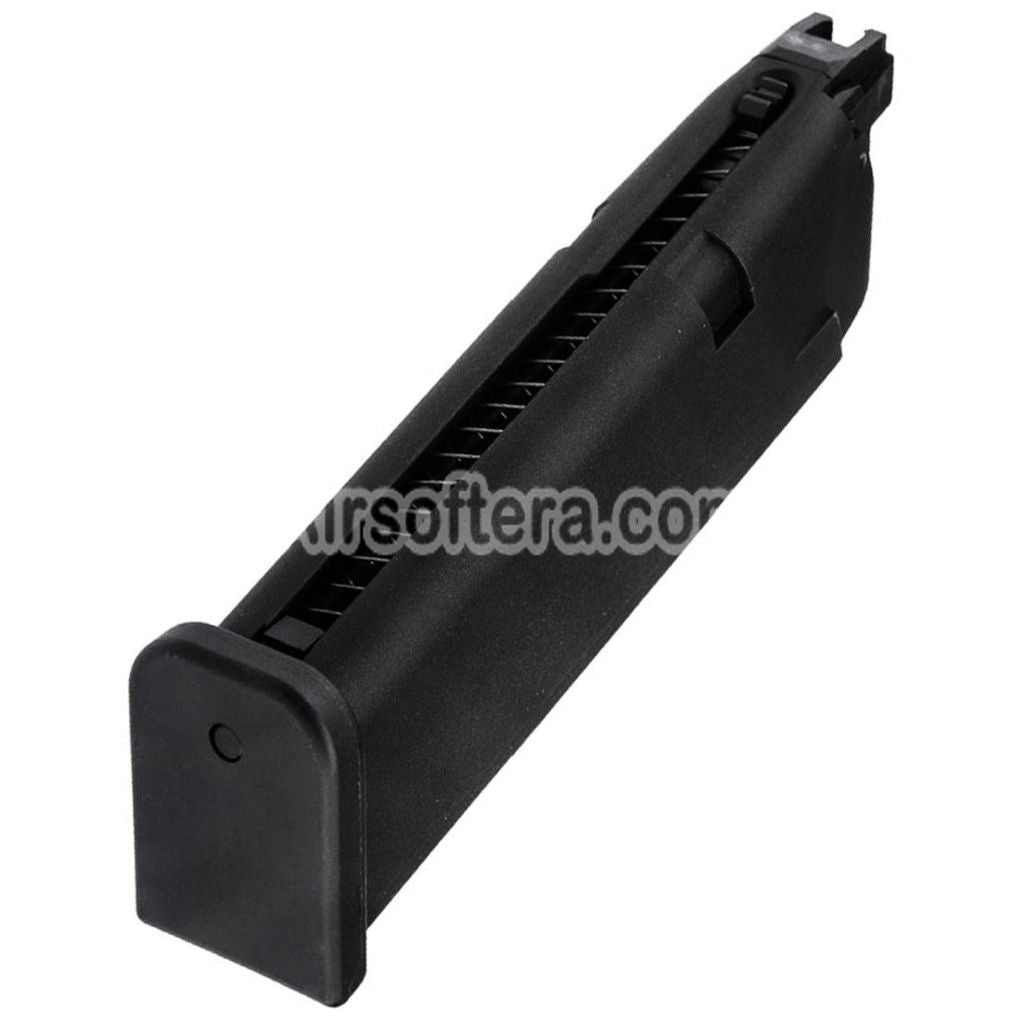 Airsoft KRYTAC 24rd Gas Magazine For KRYTAC SilencerCo MAXIM 9 AAP-01 EMG SAI BLU E&C APS ARMY BELL UMAREX Elite Force VFC AW WE Tokyo Marui G17 G18C G-Series GBB Pistol Black