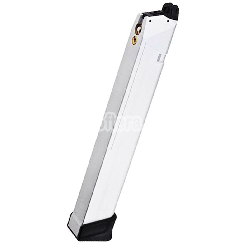TTI Airsoft 50rd Aluminum Gas Magazine For TP22 AAP-01 EMG SAI BLU E&C APS ARMY BELL UMAREX Elite Force VFC AW WE Tokyo Marui G17 G18C G-Series GBB Pistol Silver