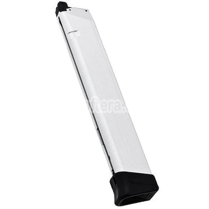 TTI Airsoft 50rd Aluminum Gas Magazine For TP22 AAP-01 EMG SAI BLU E&C APS ARMY BELL UMAREX Elite Force VFC AW WE Tokyo Marui G17 G18C G-Series GBB Pistol Silver